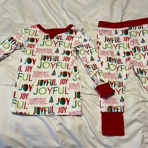 Wondershop Joyful Kids Pajama Set - Red and Green
